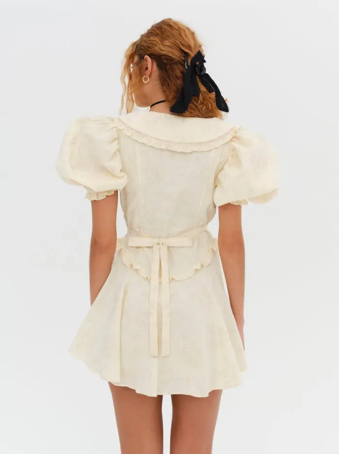 Women Gigi Mini Dress Beige For Love and Lemons Dresses Women Gigi Mini Dress Beige For Love and Lemons Dresses