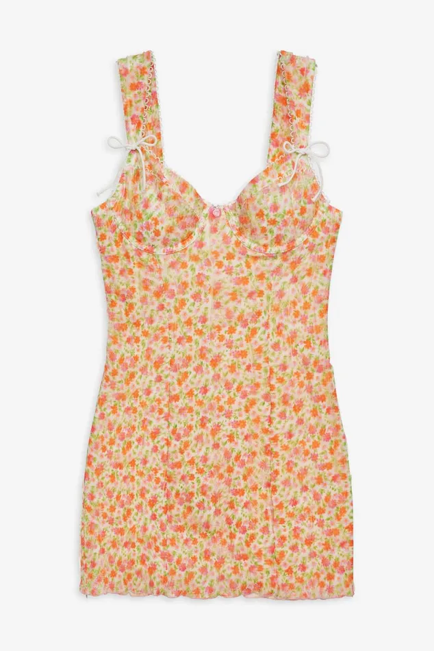 Women Giselle Slip Dress Multi For Love and Lemons Lingerie