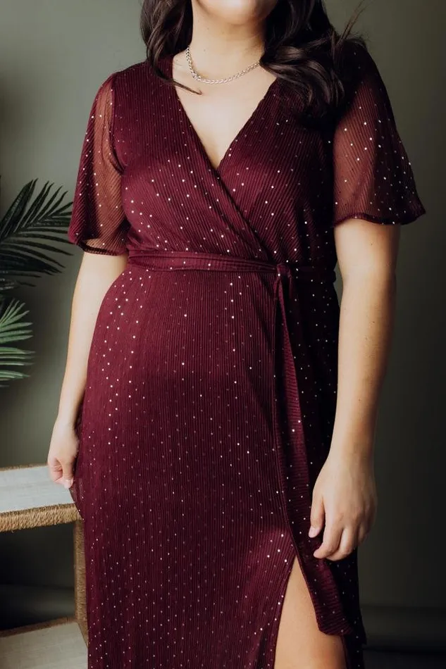 Women Grace Sparkle Gown Mulberry Baltic Born Embellished and Sequined