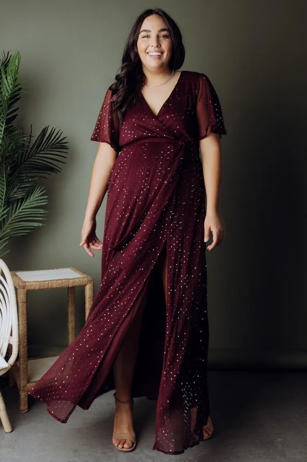 Women Grace Sparkle Gown Mulberry Baltic Born Embellished and Sequined