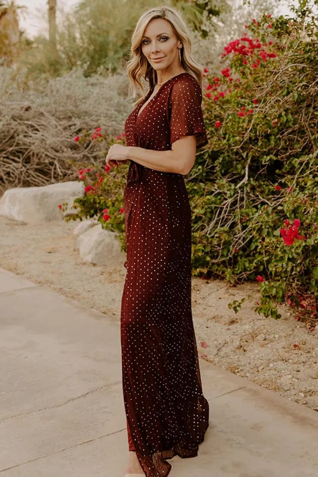 Women Grace Sparkle Gown Mulberry Baltic Born Embellished and Sequined