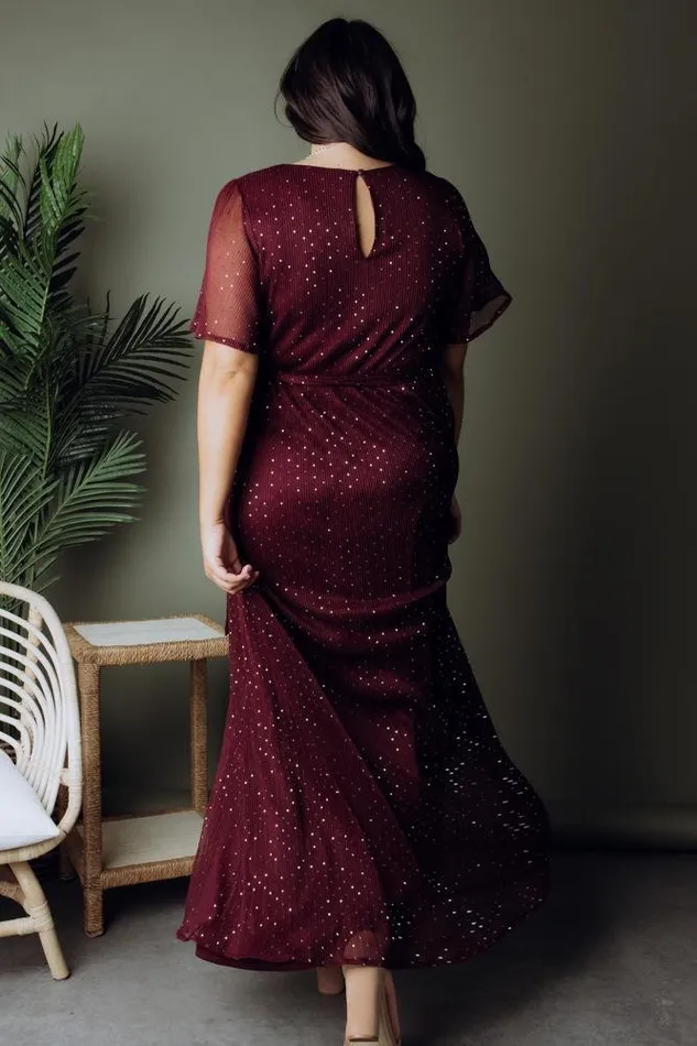 Women Grace Sparkle Gown Mulberry Baltic Born Embellished and Sequined