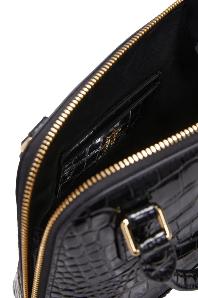 Women Grovesnor Tote Bag Black Croc Holland Cooper Bags Women Grovesnor Tote Bag Black Croc Holland Cooper Bags
