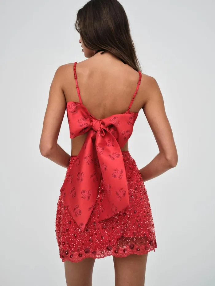 Women Gwendolyn Mini Skirt Red For Love and Lemons Bottoms Women Gwendolyn Mini Skirt Red For Love and Lemons Bottoms
