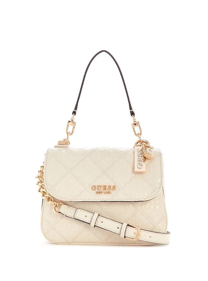 Women Half Flap GUESS Stone Caddie Crossbody Shoulder Bag