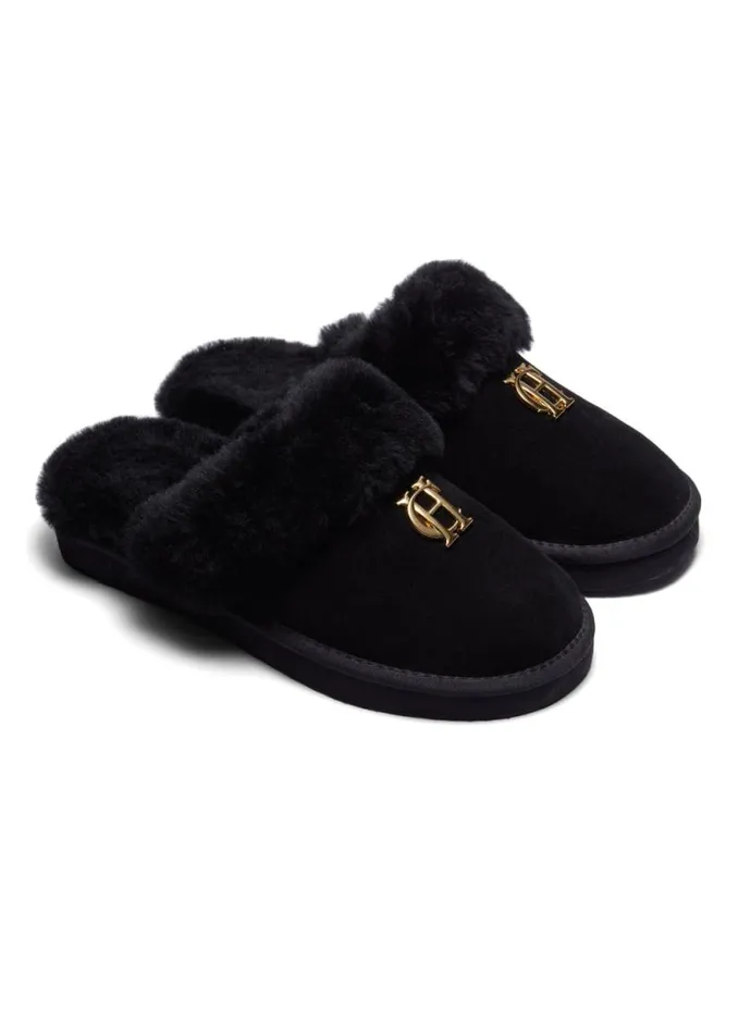 Women HC Shearling Slipper Black Holland Cooper Boots