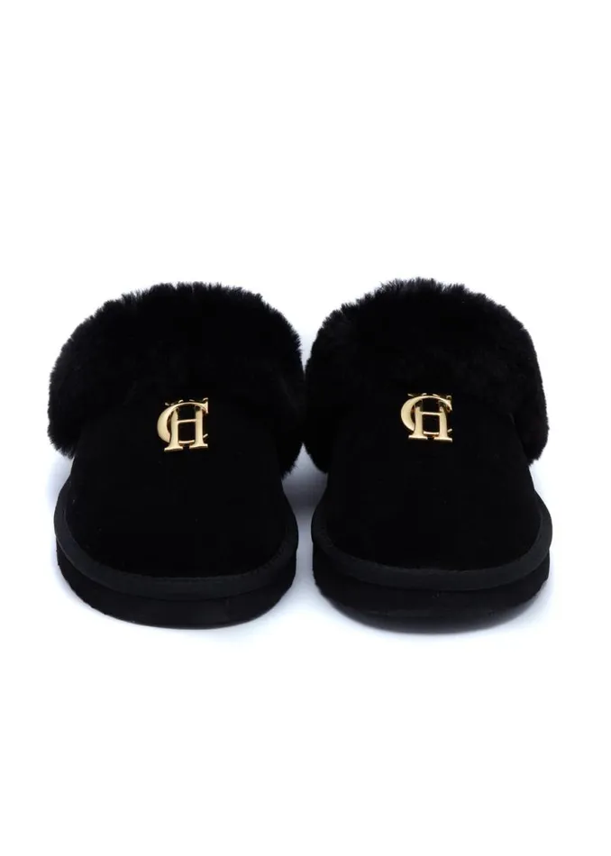 Women HC Shearling Slipper Black Holland Cooper Boots