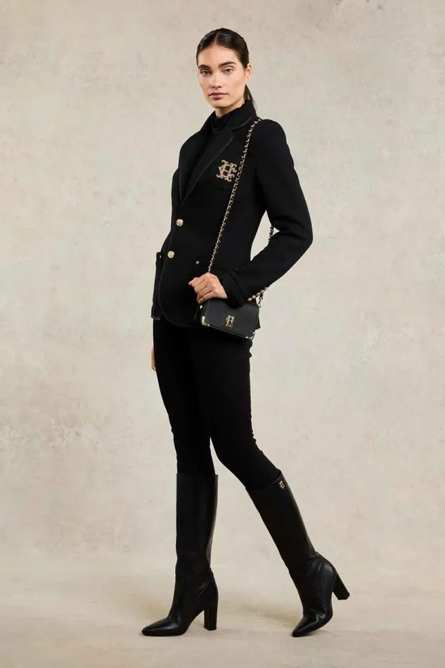 Women Henley Blazer Black Black Holland Cooper Blazers Women Henley Blazer Black Black Holland Cooper Blazers