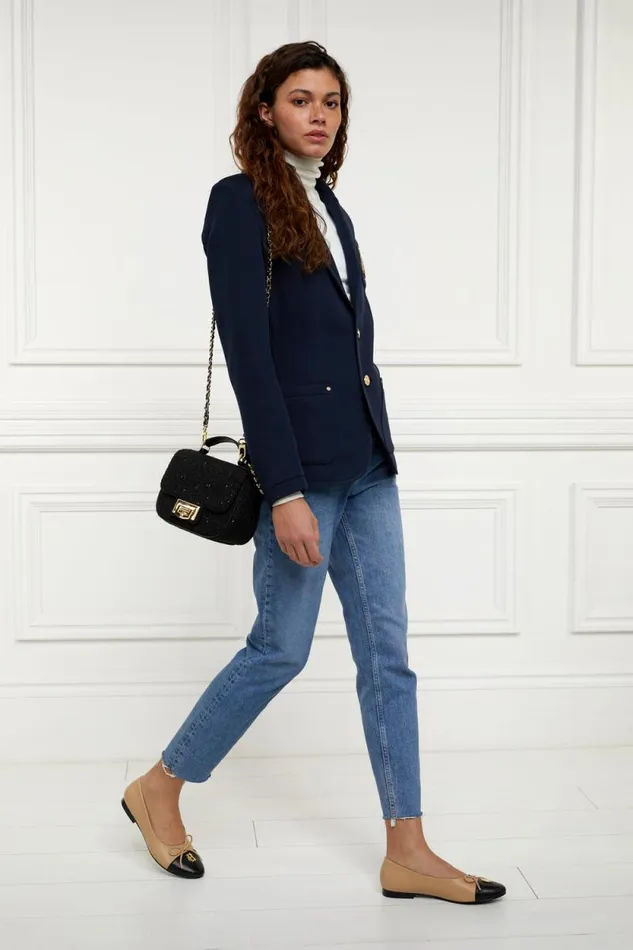 Women Henley Blazer Navy Navy Holland Cooper Blazers