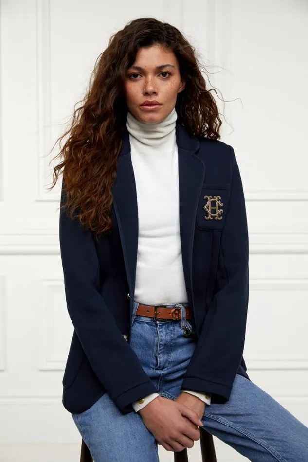 Women Henley Blazer Navy Navy Holland Cooper Blazers