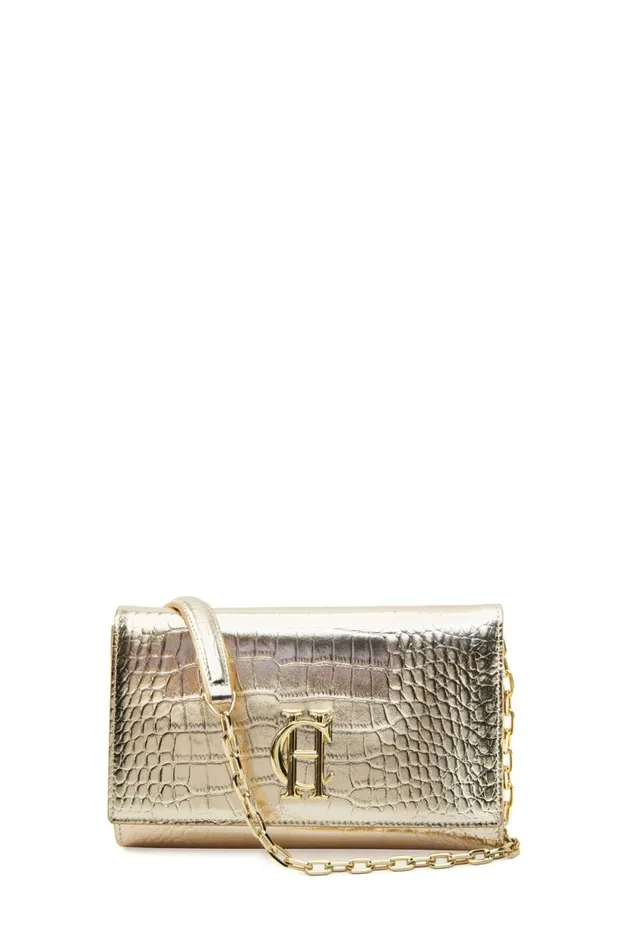 Women Highbury Clutch Bag Gold Croc Holland Cooper Bags Women Highbury Clutch Bag Gold Croc Holland Cooper Bags