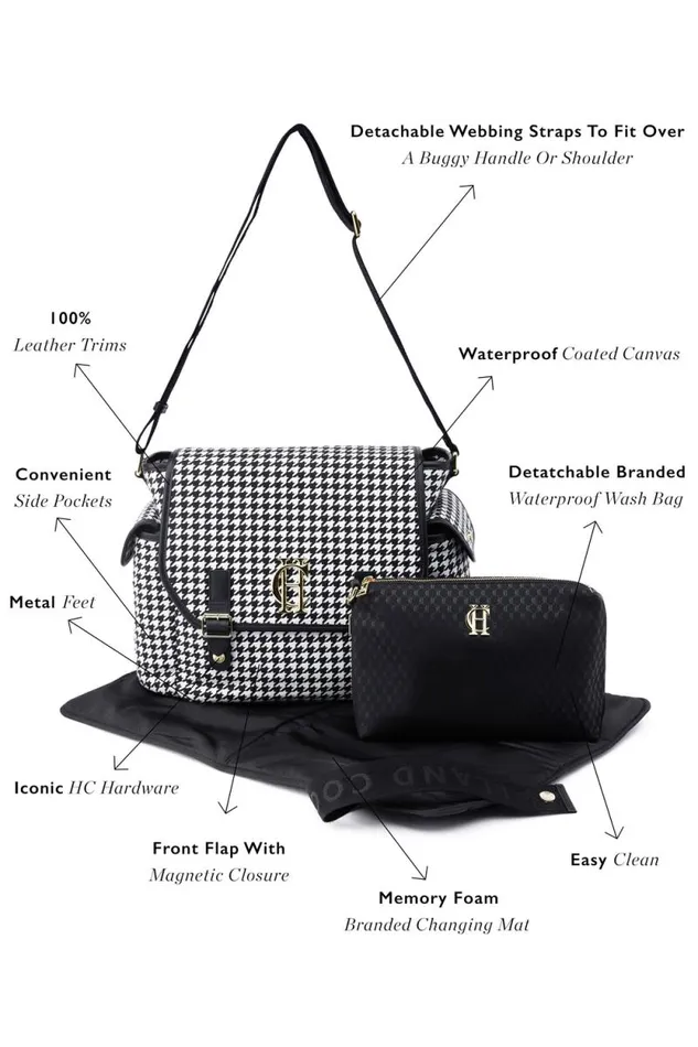 Women Hudson Changing Bag Houndstooth Holland Cooper Bags