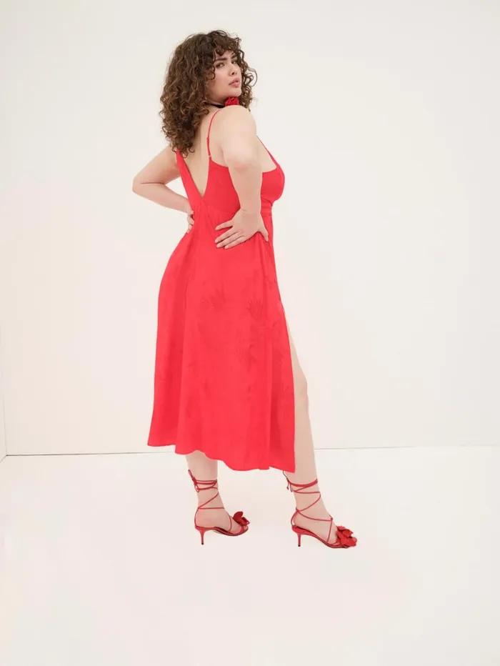 Women Ilana Midi Dress Red For Love and Lemons Dresses Women Ilana Midi Dress Red For Love and Lemons Dresses