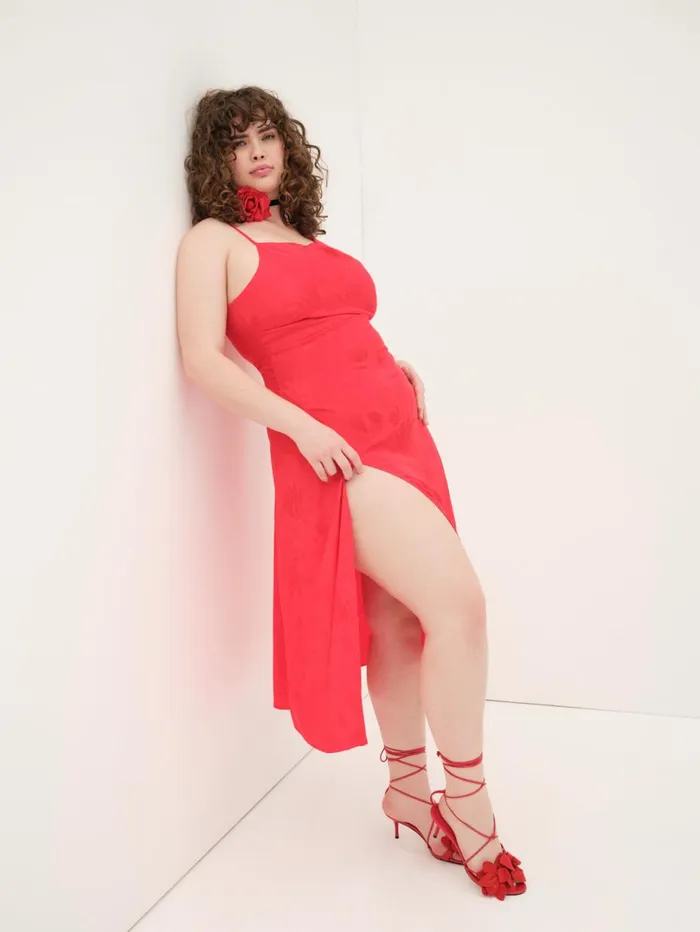 Women Ilana Midi Dress Red For Love and Lemons Dresses Women Ilana Midi Dress Red For Love and Lemons Dresses