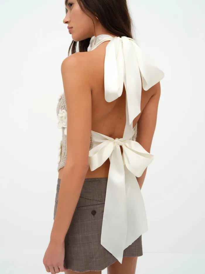 Women Iliana Top Grey For Love and Lemons Tops Women Iliana Top Grey For Love and Lemons Tops