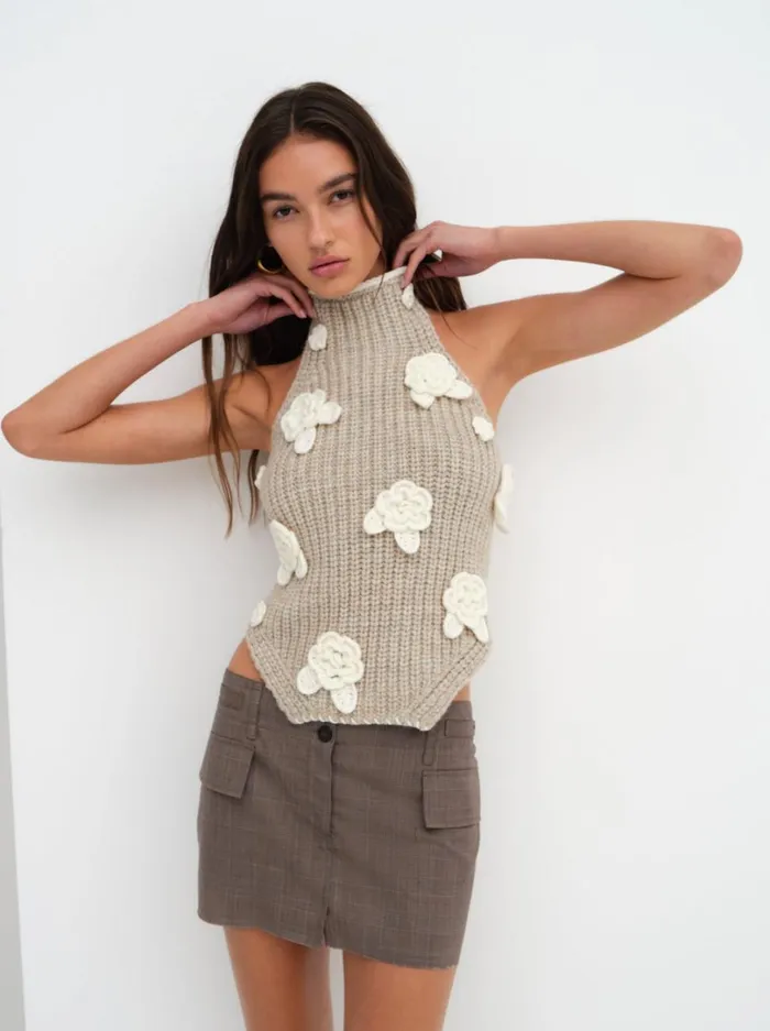 Women Iliana Top Grey For Love and Lemons Tops Women Iliana Top Grey For Love and Lemons Tops