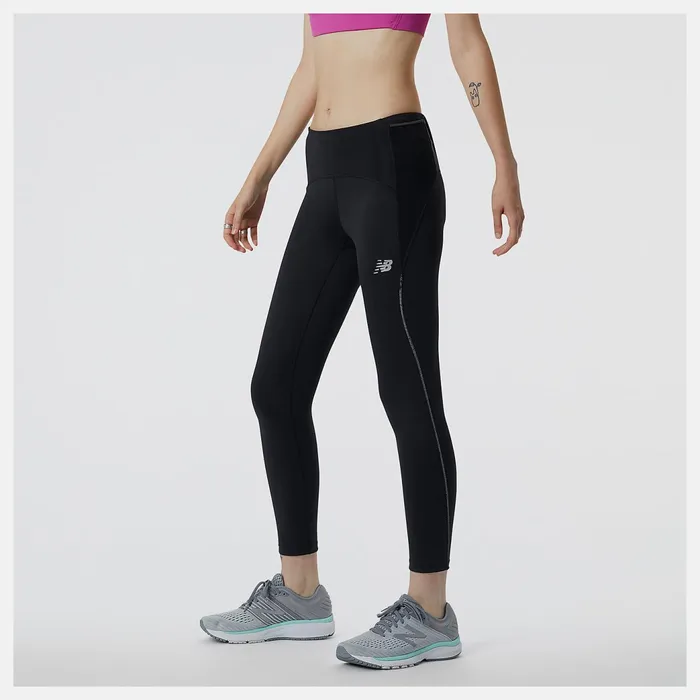 Women Impact Run Crop Black New Balance Pants and Leggings Women Impact Run Crop Black New Balance Pants and Leggings