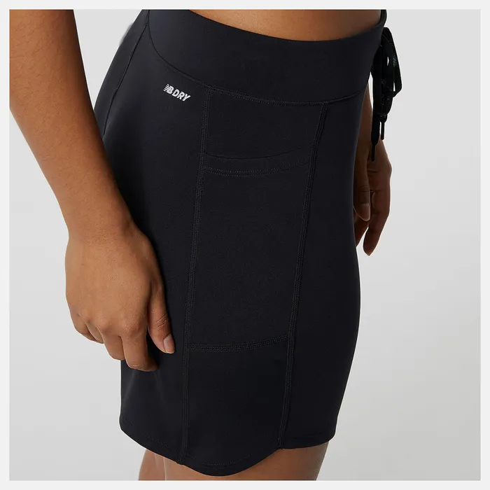 Women Impact Run Short 7 Inch Black New Balance Shorts