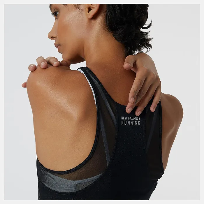 Women Impact Run Tank Black New Balance Shirts