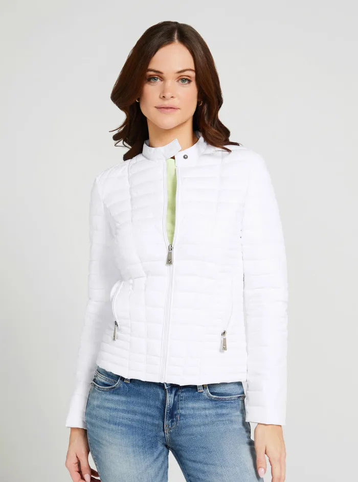 Women Jackets and Coats GUESS Eco White Vona Jacket