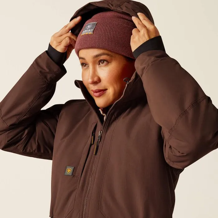 Women Jackets and Vests Ariat Rebar Cordura Ripstop Insulated Jacket Aztec