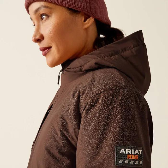 Women Jackets and Vests Ariat Rebar Cordura Ripstop Insulated Jacket Aztec