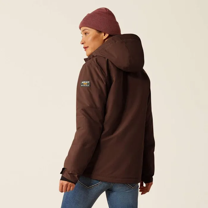 Women Jackets and Vests Ariat Rebar Cordura Ripstop Insulated Jacket Aztec