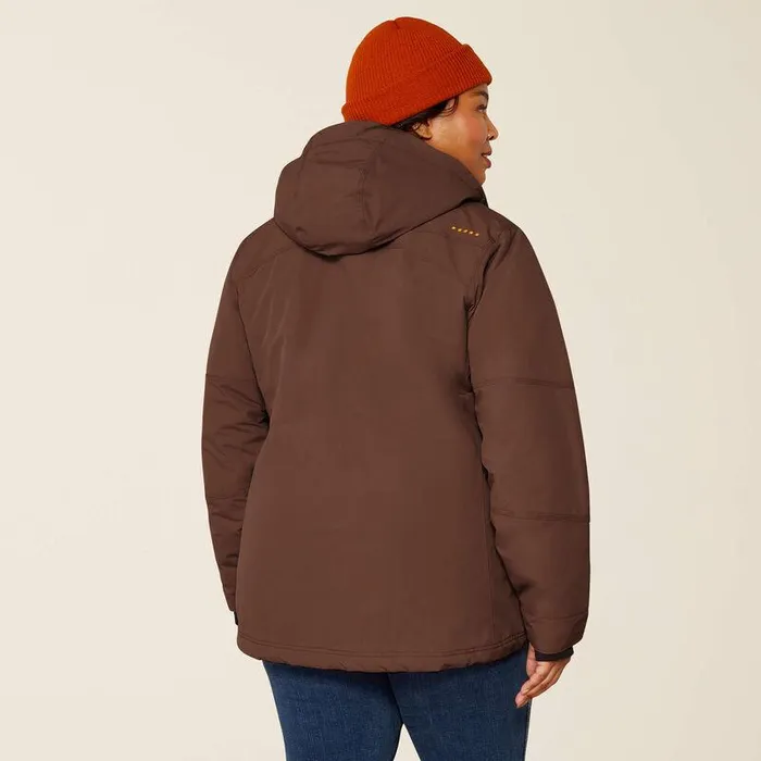 Women Jackets and Vests Ariat Rebar Cordura Ripstop Insulated Jacket Aztec