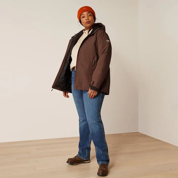 Women Jackets and Vests Ariat Rebar Cordura Ripstop Insulated Jacket Aztec