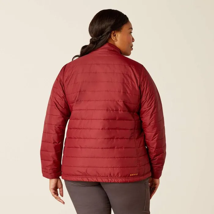 Women Jackets and Vests Ariat Rebar Cordura Ripstop Lightweight Insulated Jacket Cabernet Women Jackets and Vests Ariat Rebar Cordura Ripstop Lightweight Insulated Jacket Cabernet