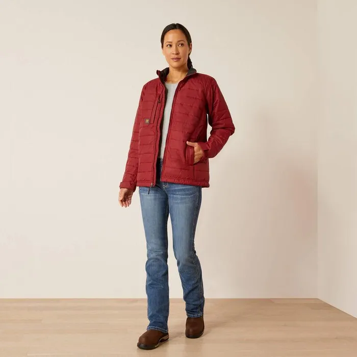 Women Jackets and Vests Ariat Rebar Cordura Ripstop Lightweight Insulated Jacket Cabernet Women Jackets and Vests Ariat Rebar Cordura Ripstop Lightweight Insulated Jacket Cabernet