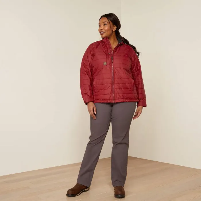 Women Jackets and Vests Ariat Rebar Cordura Ripstop Lightweight Insulated Jacket Cabernet Women Jackets and Vests Ariat Rebar Cordura Ripstop Lightweight Insulated Jacket Cabernet