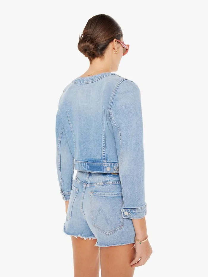 Women Jackets Mother Denim The Picky Blue lightpastel