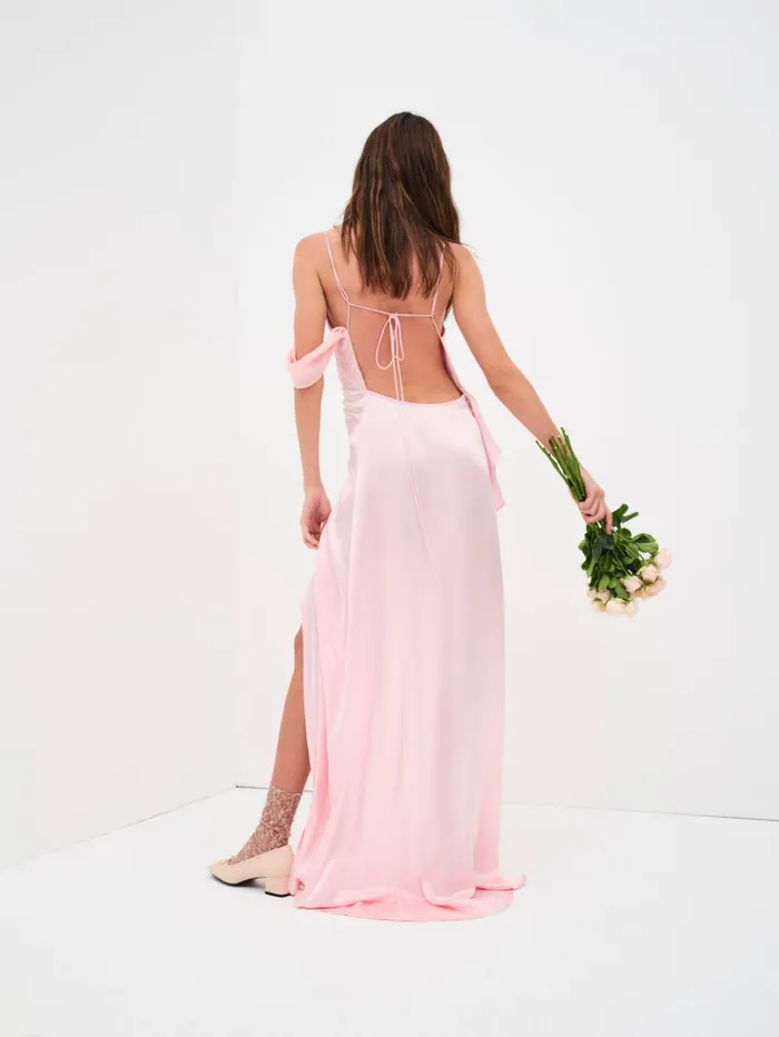 Women James Maxi Dress Coral For Love and Lemons Dresses Women James Maxi Dress Coral For Love and Lemons Dresses