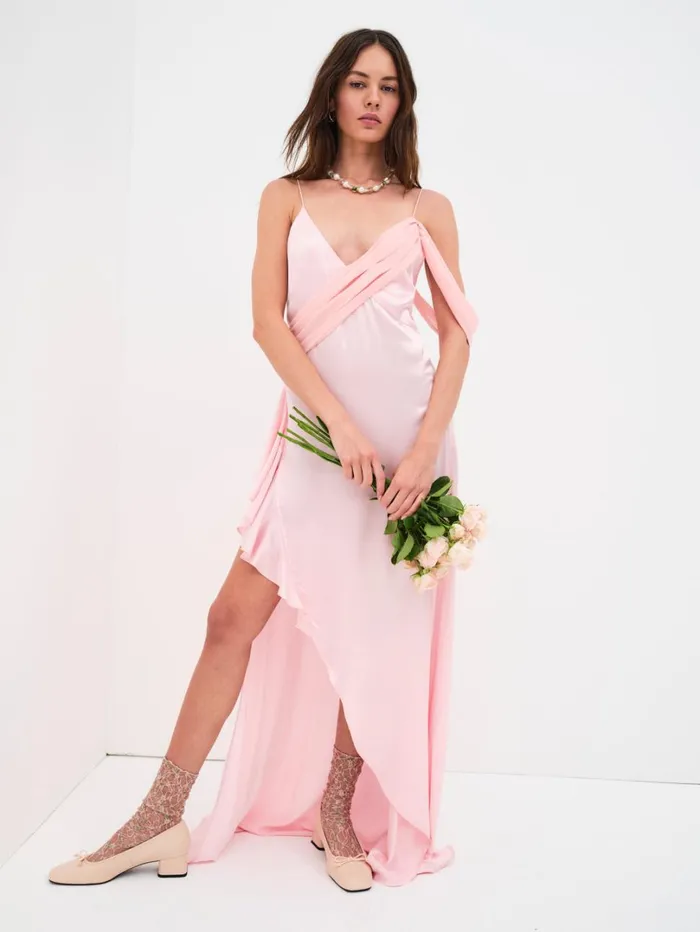 Women James Maxi Dress Coral For Love and Lemons Dresses Women James Maxi Dress Coral For Love and Lemons Dresses