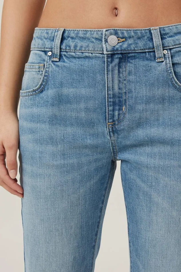 Women Jeans Cotton On Stretch Bootcut Flare Jean Jewel Blue