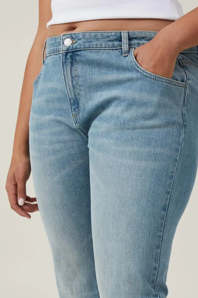 Women Jeans Cotton On Stretch Bootcut Flare Jean Jewel Blue