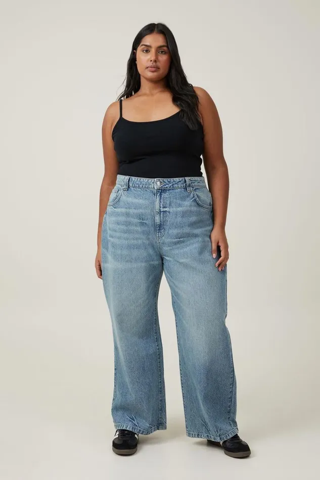 Women Jeans Cotton On Super Baggy Jean Surfers Blue