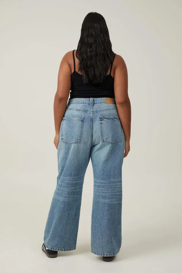 Women Jeans Cotton On Super Baggy Jean Surfers Blue