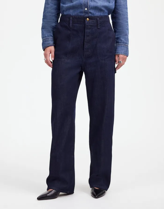 Women Jeans Madewell Alexa Chung For Madewell Workwear Jeans Rinse Wash