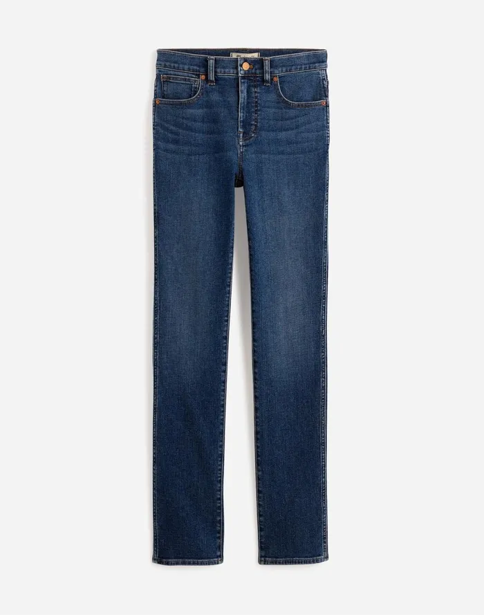 Women Jeans Madewell Stovepipe Jeans Deming Wash