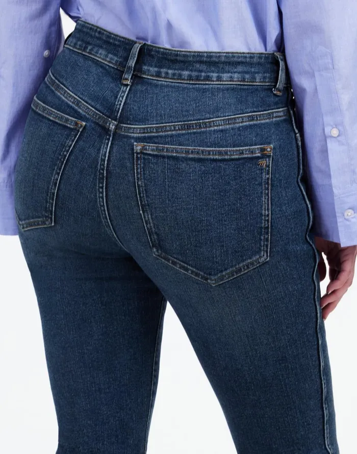Women Jeans Madewell Tall Curvy MidRise Stovepipe Jeans In Deming Wash Deming Wash