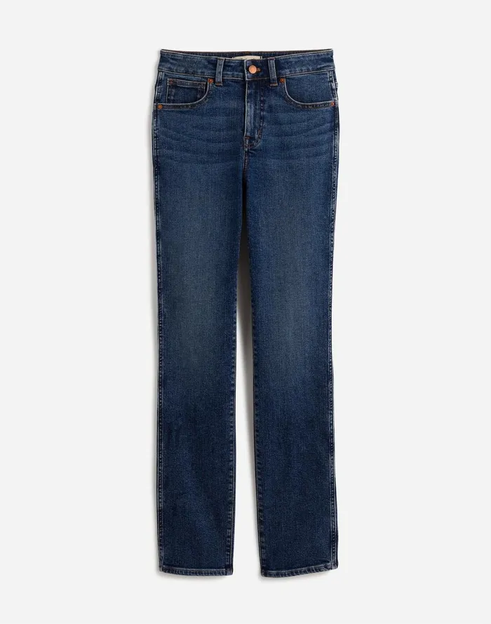 Women Jeans Madewell Tall Curvy MidRise Stovepipe Jeans In Deming Wash Deming Wash