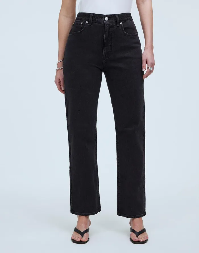 Women Jeans Madewell The Curvy 03990s Straight Jean Belmere Wash