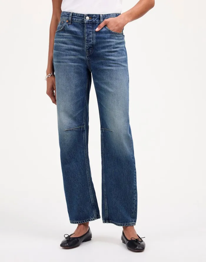 Women Jeans Madewell The Darted BarrelLeg Jean Irmo Wash