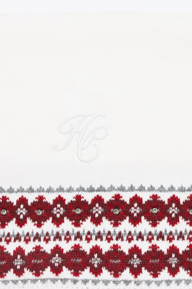 Women Jennifer Fairisle Scarf Natural Holland Cooper Scarves Women Jennifer Fairisle Scarf Natural Holland Cooper Scarves