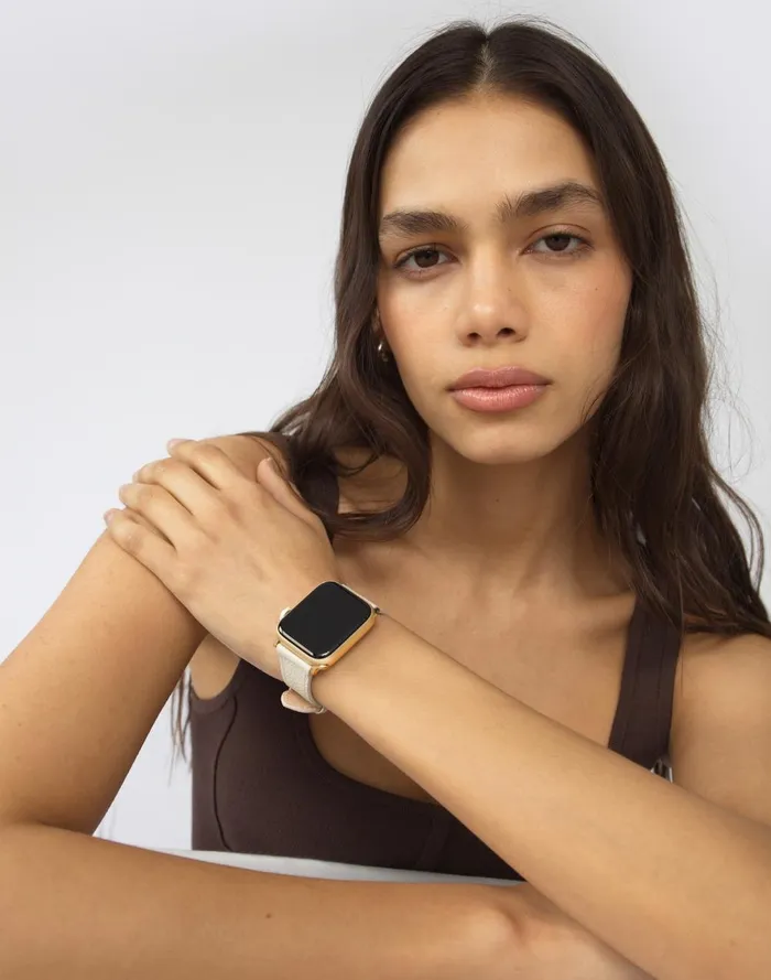 Women Jewelry Madewell Hyer Goods Apple Watch Band White Gold 384041 Mm White