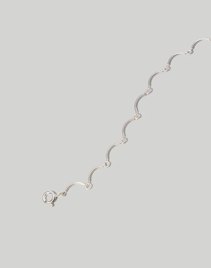Women Jewelry Madewell Maslo Jewelry Scallop Bracelet Silver