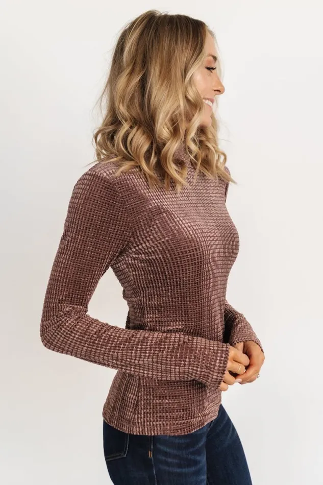 Women Joss Velvet Top Dusty Clove Baltic Born Blouses and Shirts Women Joss Velvet Top Dusty Clove Baltic Born Blouses and Shirts