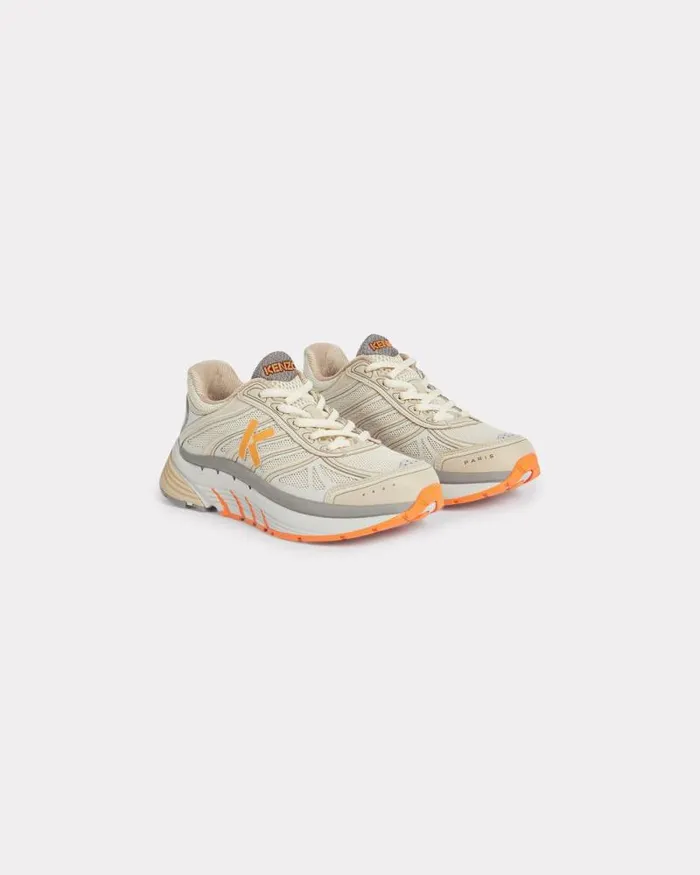 Women KENZOPace Sneakers For Women Dark Beige Kenzo Sneakers